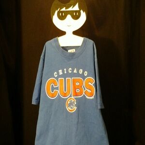 CSA blue Chicago Cubs child tshirt sz M 8-10